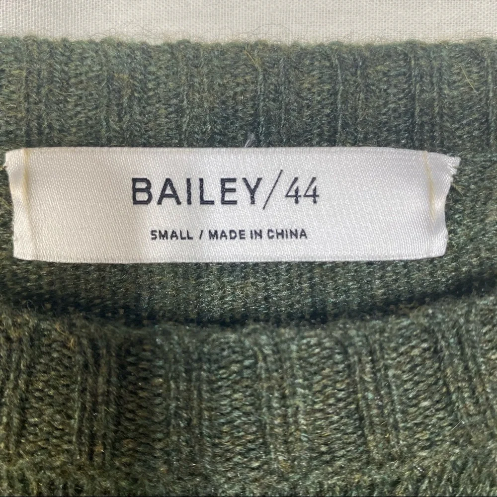 Bailey 44 Cinderella sweater green wool blend S - Picture 7 of 10